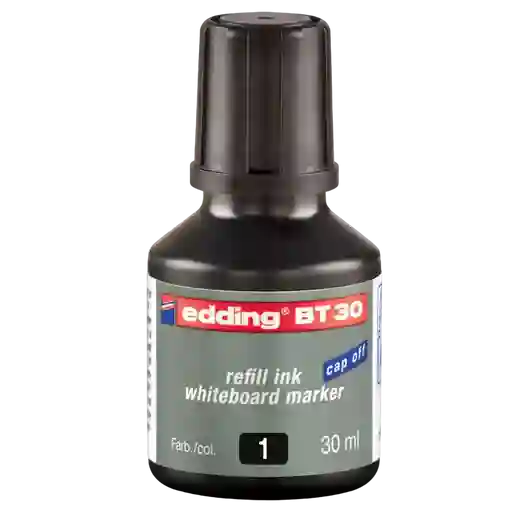 Tinta Para Marcador Recargable Negra Edding