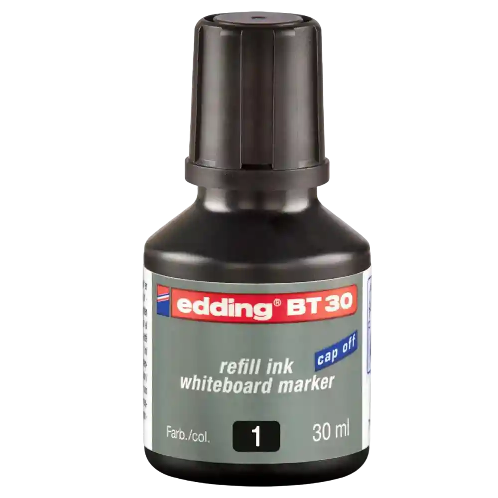 Tinta Para Marcador Recargable Negra Edding