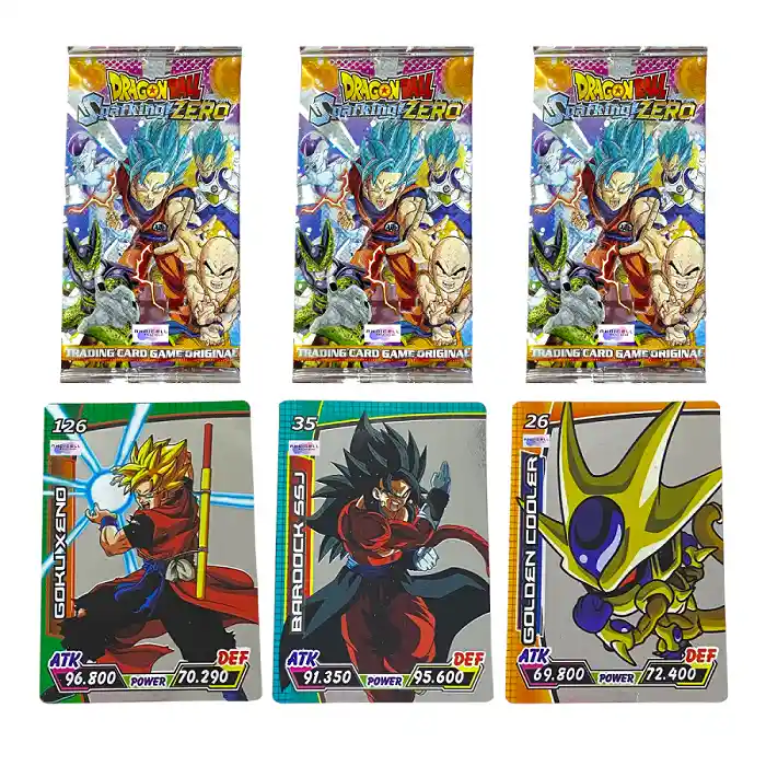 150 Cartas Dragon Ball Super Sparking Zero