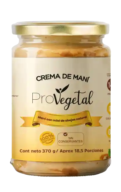 Crema Mani Miel X370gr Provegetal