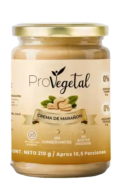 Crema Marañon X210 Gr Provegetal