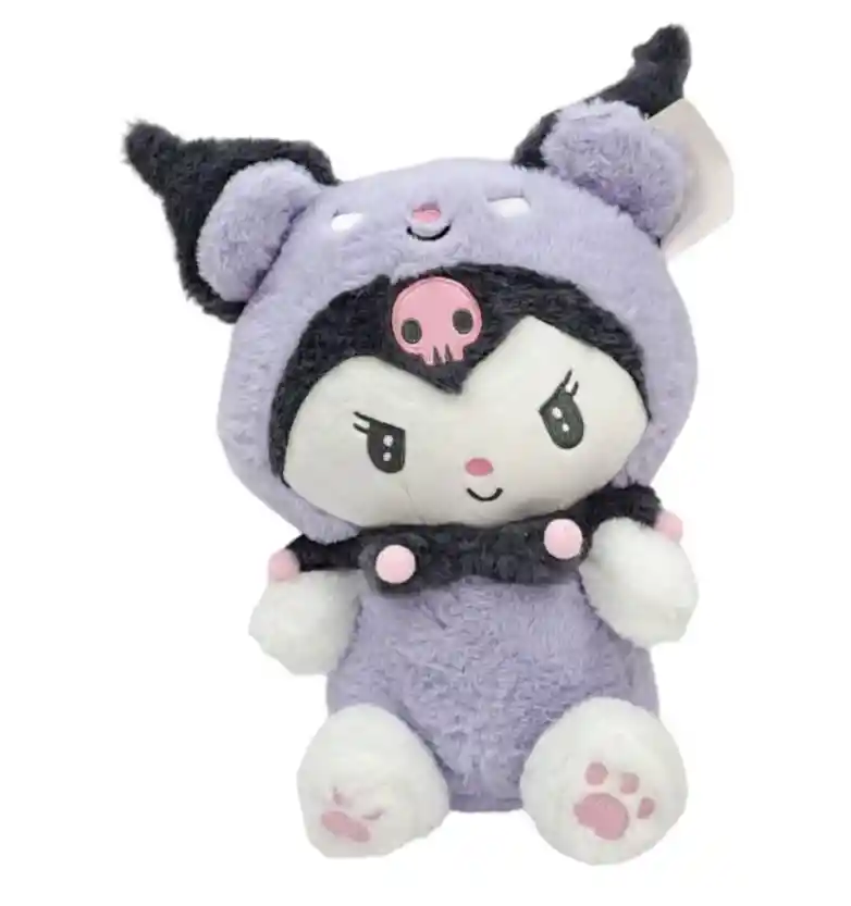 Peluche Grande Kuromi Morada 40cm