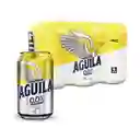 1 Sixpack Cerveza Aguila Cero Sin Alcohol En Lata 330ml