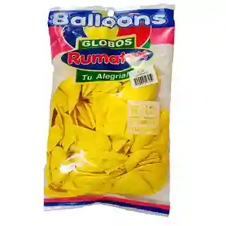 Bombas Globos R12 Rumatex Amarilla X50 Unid