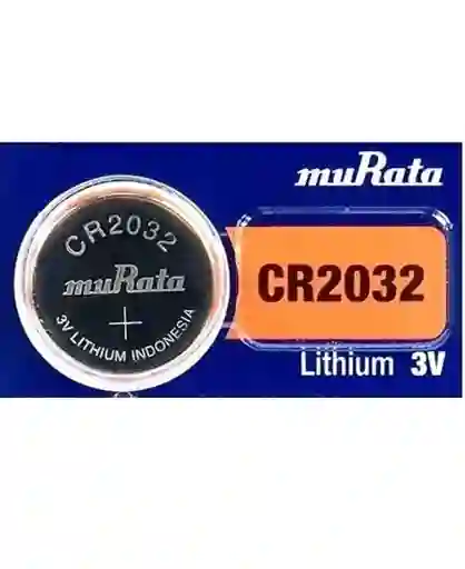 Pila De Reloj Murata Cr2032 Voltaje 3v X Unidad