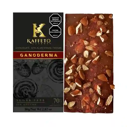 Chocolate Almendra Ganoderma - Kaffeto 80g