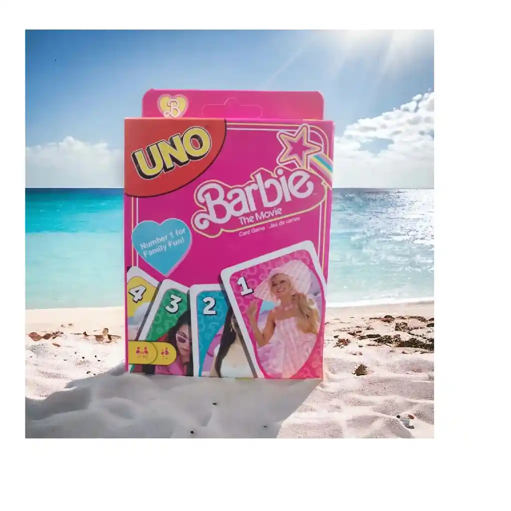 Juego De Cartas Uno Temática Barbie Juego De Mesa