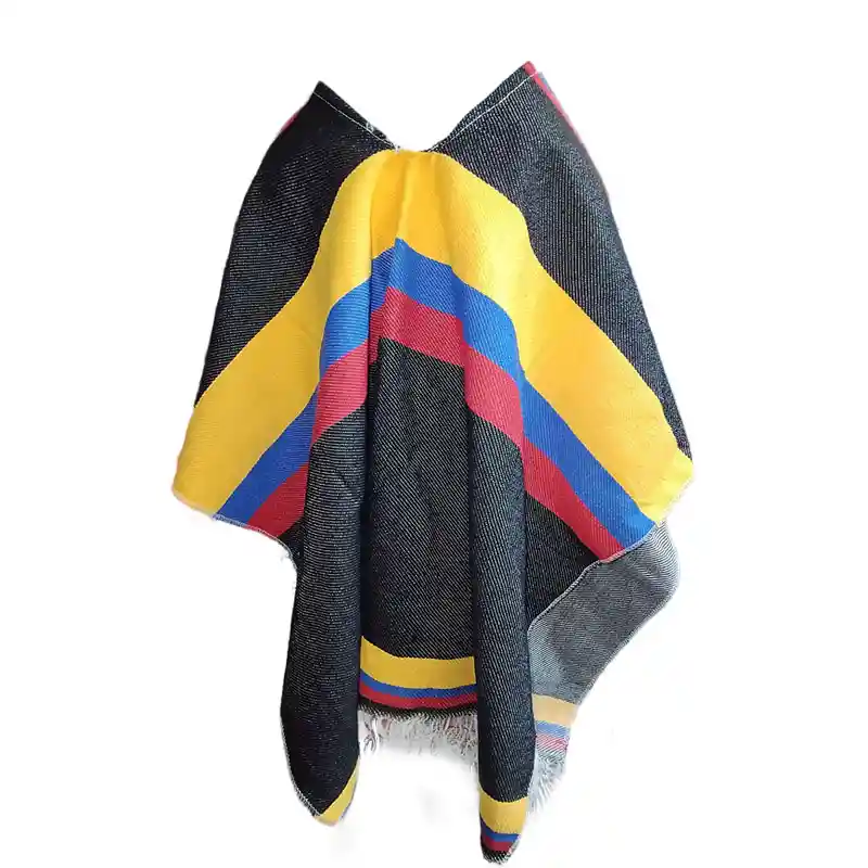 Poncho Tejido De Colombia