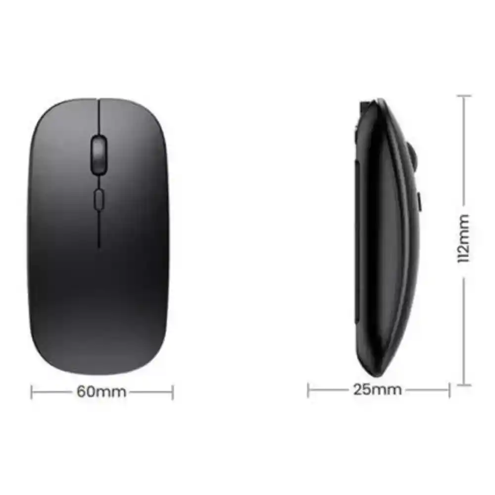 Mouse Inalambrico 2 En 1 Bluetooth Y Receptor Recargable Ms-30