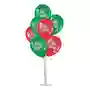 Soporte Acrílico Base De 7 Globos Con 7 Globos Navidad