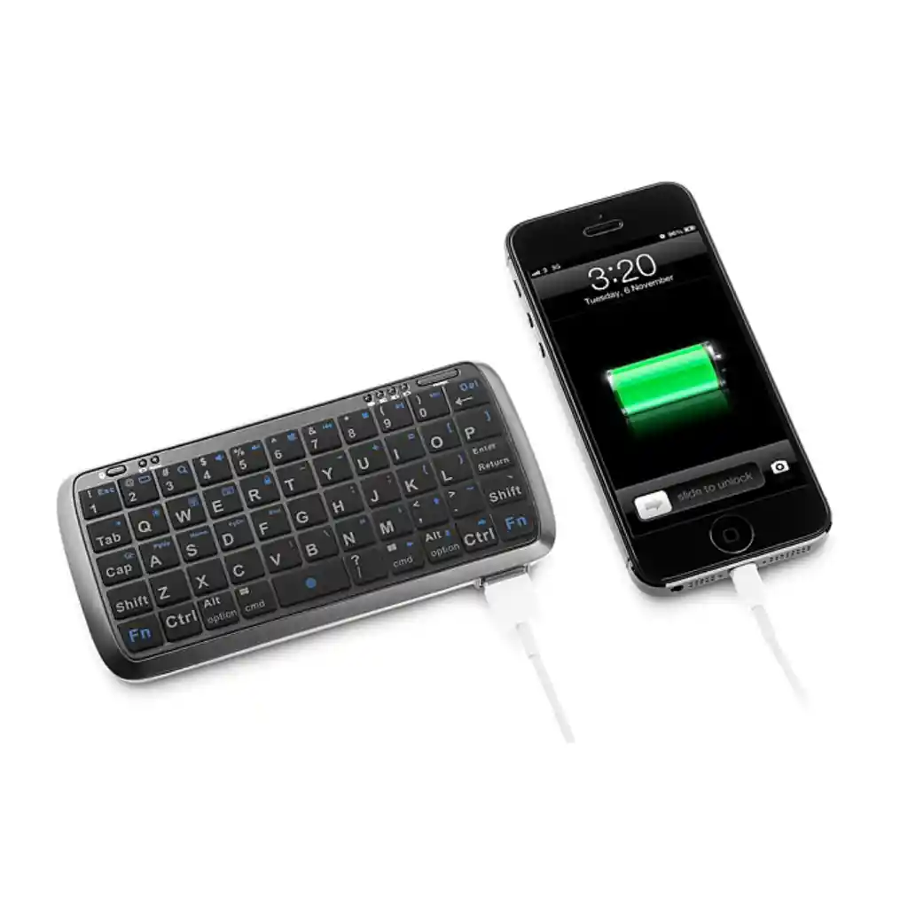 Mini Teclado Power Bank Inalámbrico