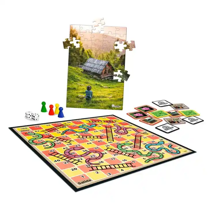 Juego De Mesa Multijuegos 4 En 1 Para Adultos Mayores