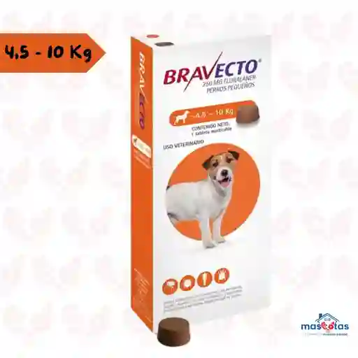 Bravecto Para Perros 4.5 A 10 Kg