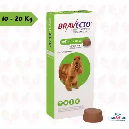 Bravecto Para Perros 10 A 20 Kg