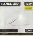 Panel Led Redondo 12w Incrustar Luz Blanca