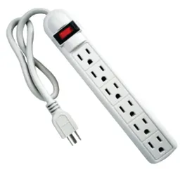 Multitoma Electrica De 6 Conexiones X 0,50mts