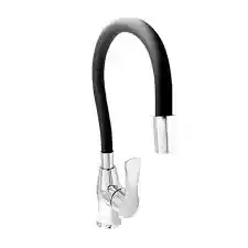 Llave Monomando Flexible Negra