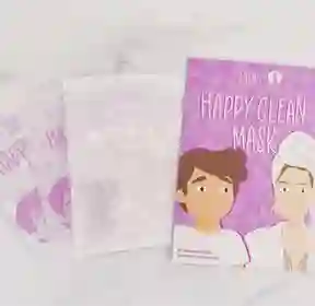 Hoja Individual De Stickers Para Acne Happy Clean Trendy