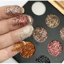 Paleta De Sombras Ruby Rose Shine Glitter Gold