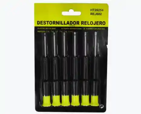 Destornillador Torx Relojero X 6pcs Uduke A Domicilio