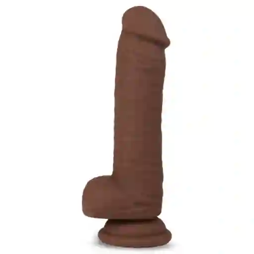 Vibrador Realista Azrael 20 Cm Color Cafe