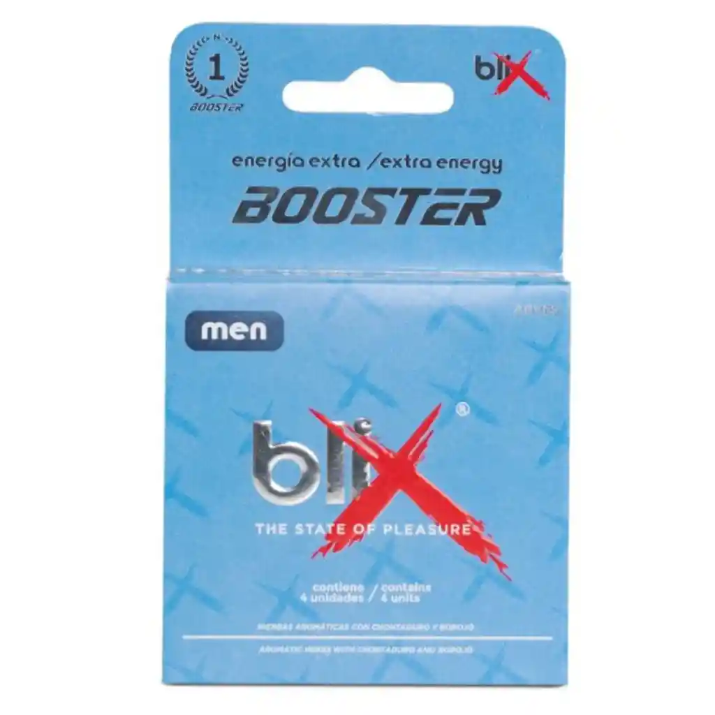Pastillas Potenciadoras Blix Booster Para Hombres