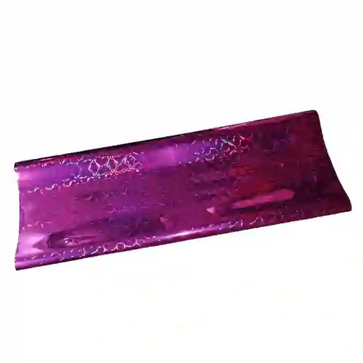 Papel Hologramado Fucsia X10 Unidades