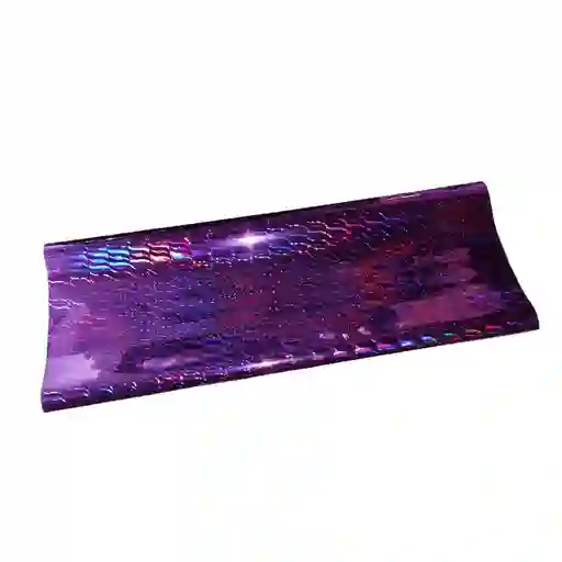 Papel Hologramado Morado X10 Unidades