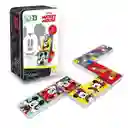 Juego De Mesa Domino Mickey Mouse En Lata Familia Niños