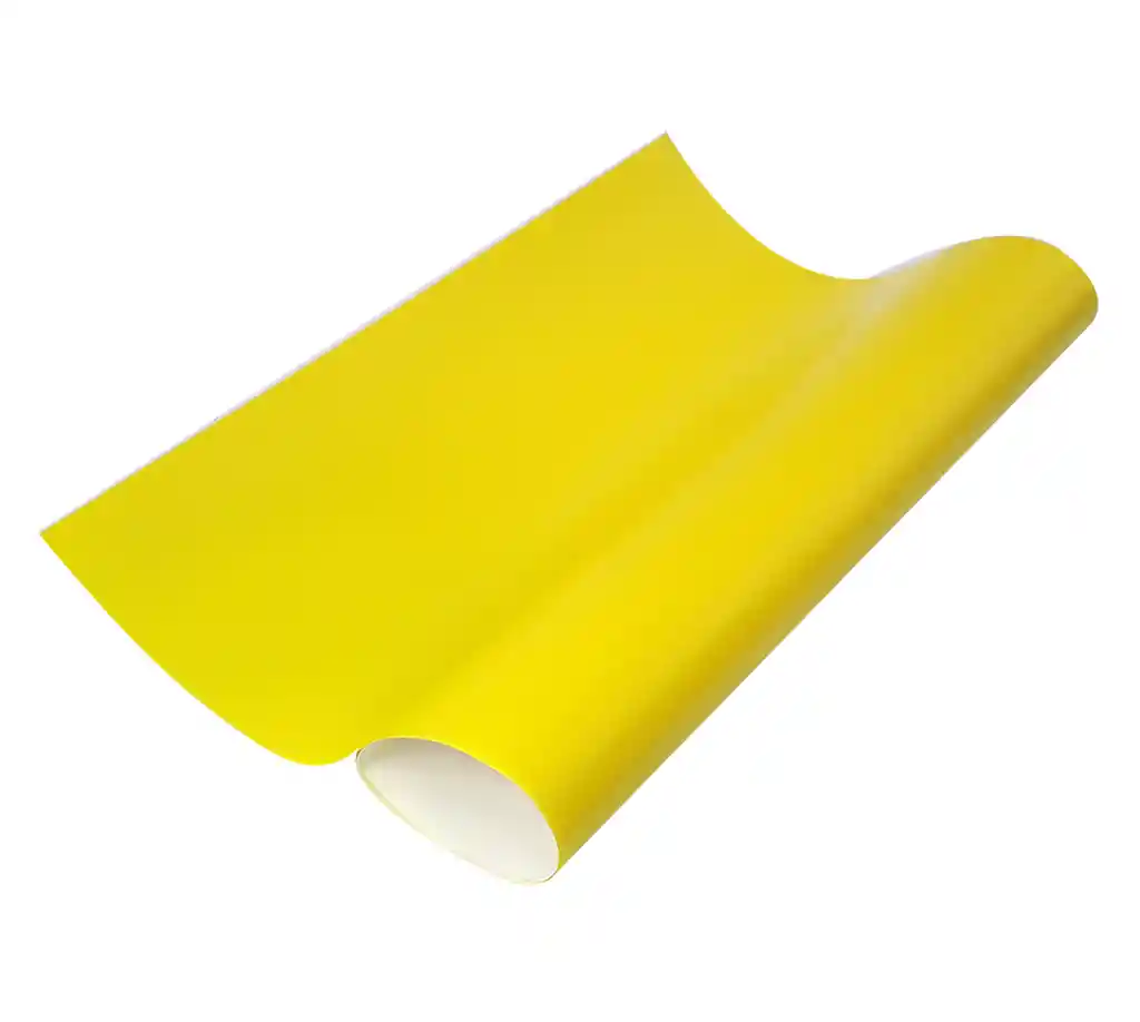 Papel Silueta Carta Amarillo 1/8