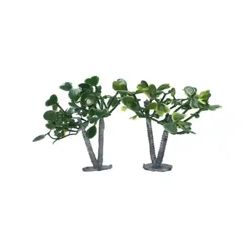 Arboles Plasticos Para Maqueta - Pequeño, X2