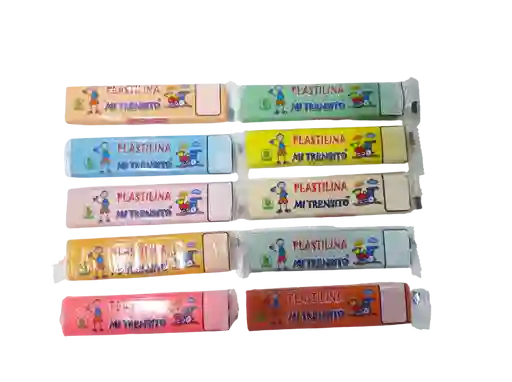 Plastilina En Barra Pastel Colores Surtidos Paquete X 3 Unid 55g C/u