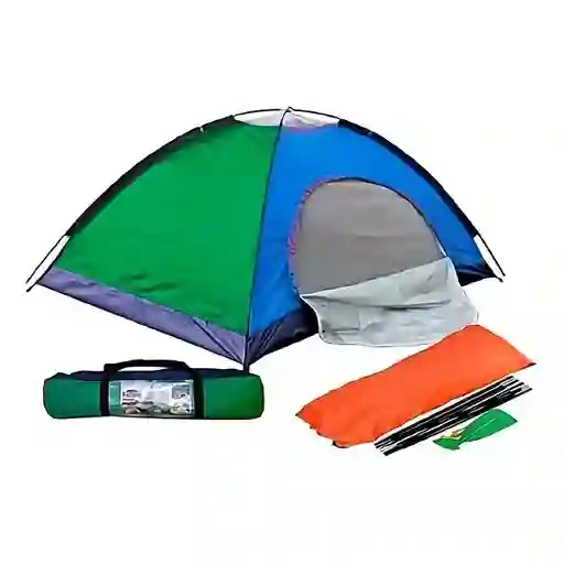 Carpa Para Camping 2x2 Impermeable De 3 A 4 Personas