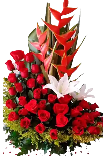 Flores Ramo De Rosas Primaveral