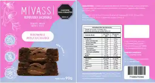 Galleta Brownie Melcochudo X70gr Mivassi