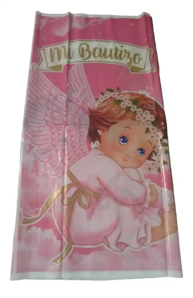 Mantel Desechable Para Fiesta De Bautizo/niña