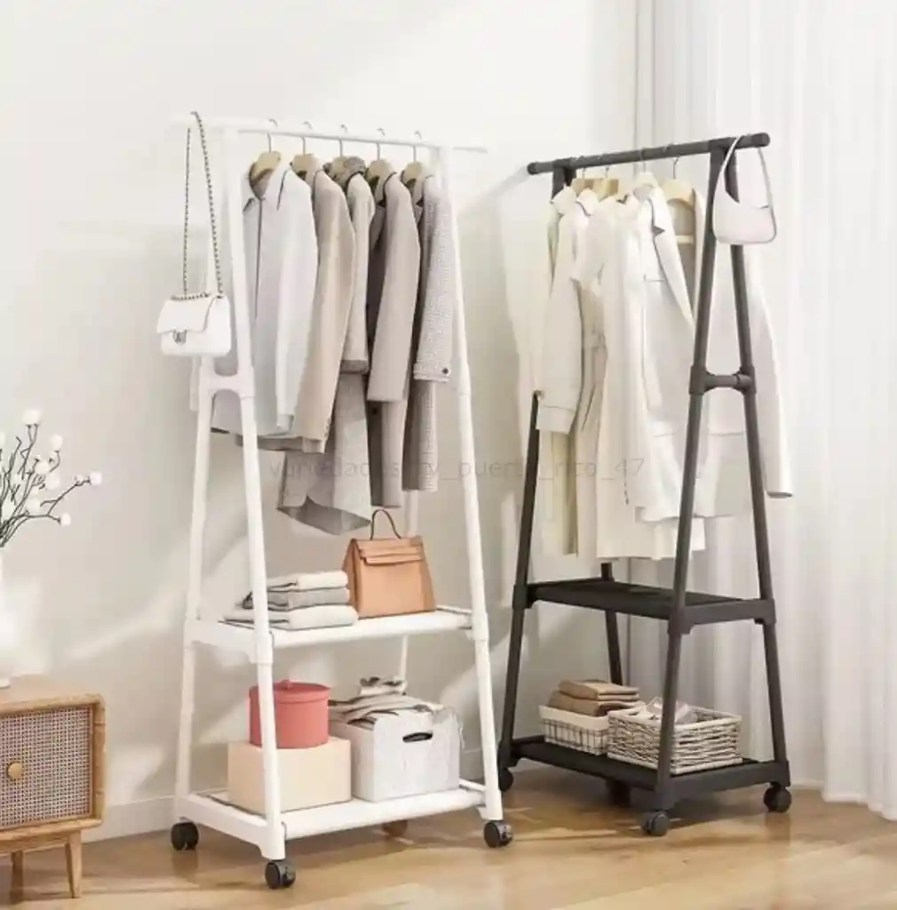 Organizador De Ropa 2 Niveles Perchero Zapatos Multiusos