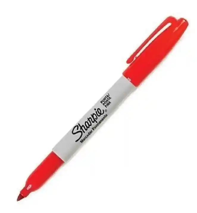 Marcador Permanente Sharpie Rojo