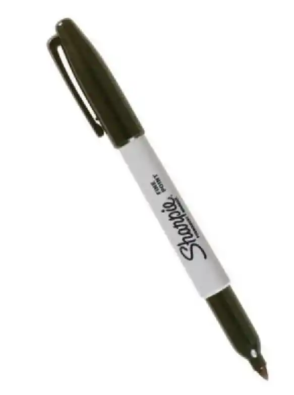 Marcador Permanente Sharpie Negro
