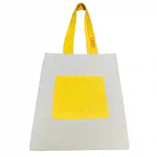 Tote Bag Bolsillo Amarilla