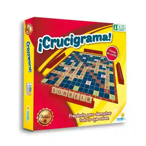 Juego De Mesa Crucigrama Clásico Diversión En Familia Niños