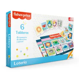 Juego De Mesa Lotería Fisher-price 6 Tableros Para Niños