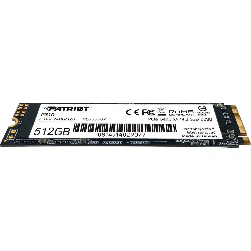 Disco Sólido Pcie Nvme M.2 512gb Patriot P300