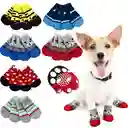 Zapatos Medias Antideslizante Para Mascota Perro Gato Talla S