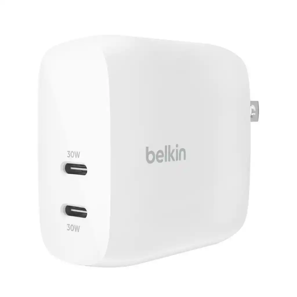 Cargador De Pared Usb-c Dual Pps 60w Belkin Boostcharge Pro