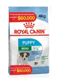 Royal C. Perro Puppy Mini X4kg Bono