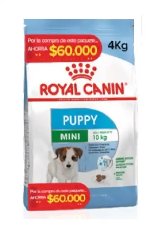 Royal C. Perro Puppy Mini X4kg Bono