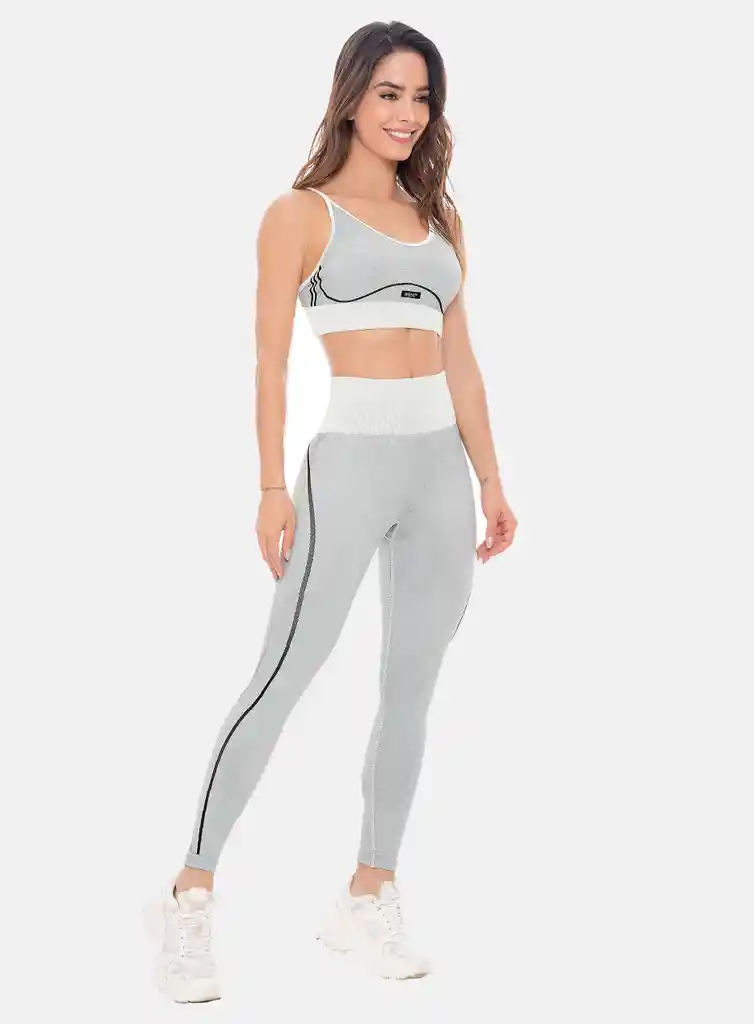 Leggins Deportivo Mujer Poliamida Sin Costuras Talla Única