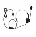 Diadema Usb 2.0 Monoaural Con Mute / Diadema Usb Monoaural