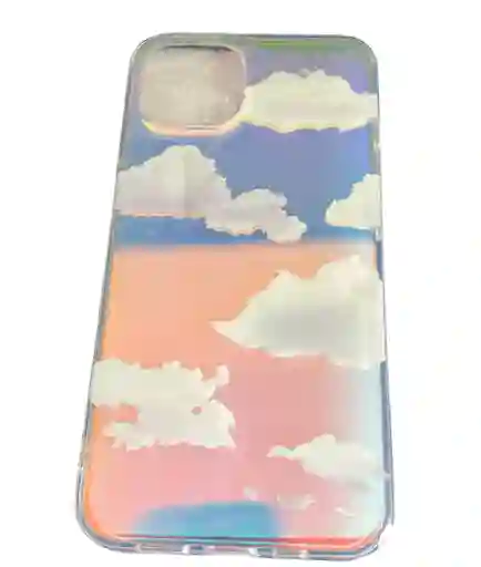 Funda Case Para Iphone 13 Efecto Espejo, Nubes